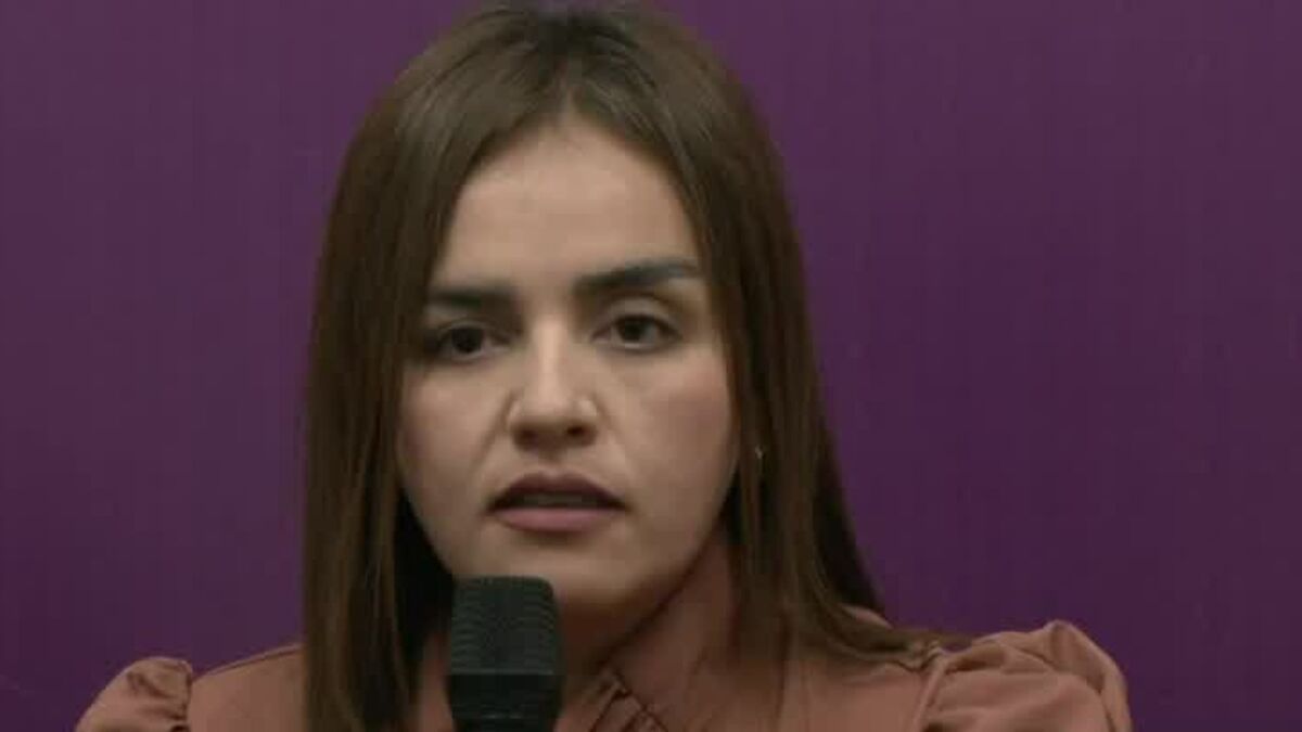 La alcaldesa de Uruapan, Grecia Quiroz, ofrece conferencia de prensa tras la visita de Harfuch