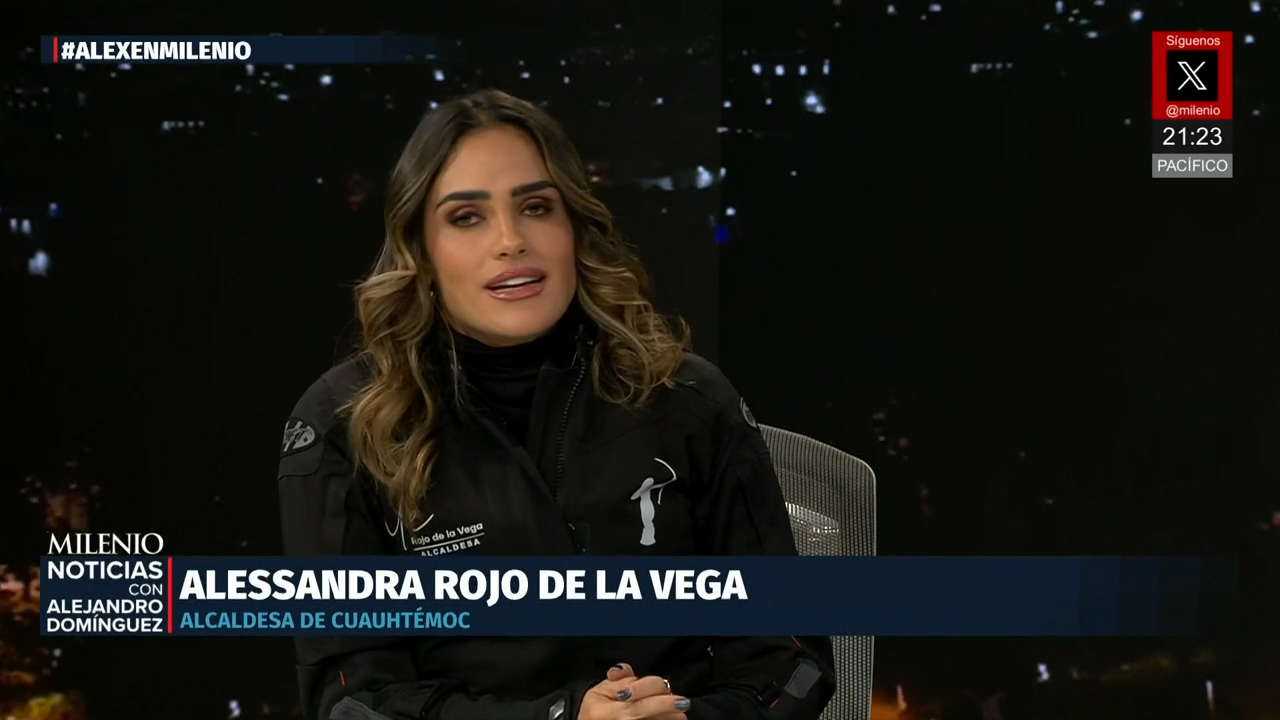 Alessandra Rojo rinde su primer informe como alcaldesa de Cuauhtémoc