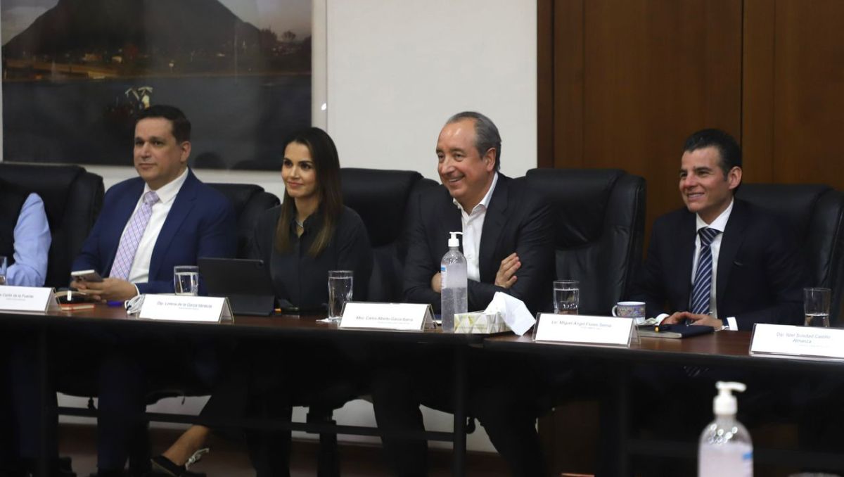 Carlos de la Fuente, Lorena de la Garza, Carlos Alberto Garza y Miguel Ángel Flores. | Luis Guerra