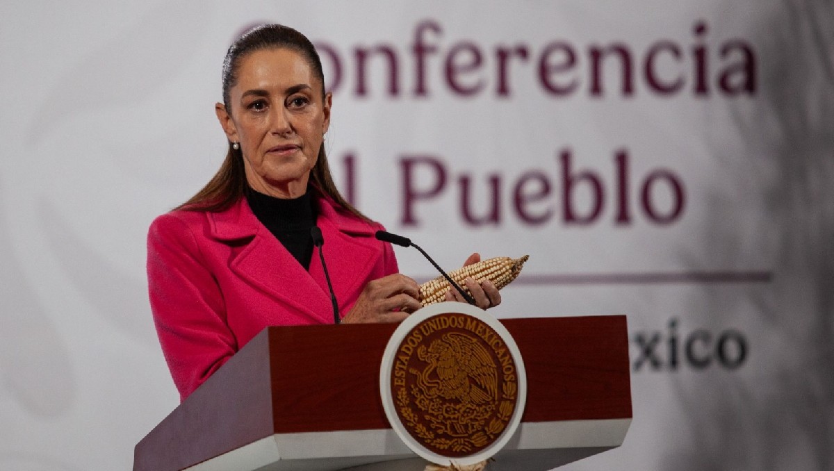 Claudia Sheinbaum durante la conferencia mañanera. |  Cuartoscuro