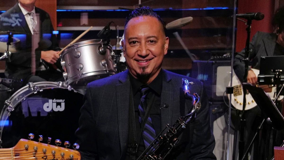 Cleto Escobedo III, director de la banda de 'Jimmy Kimmel Live!'. | FOTO: AP