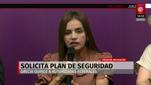 Confío en el plan Michoacán: Grecia Quiroz | Rodrigo Rico, 13 de noviembre de 2025
