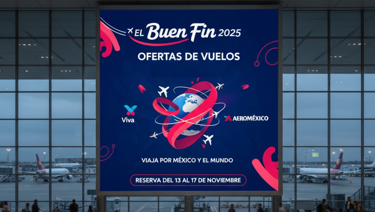 Entérate de las ofertas que tienen las aerolíneas durante El Buen Fin. Foto: Imagen generada con IA