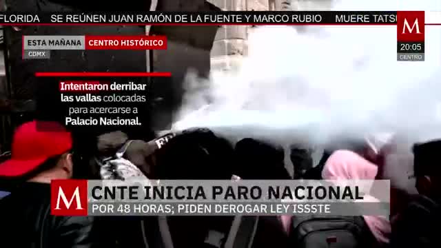 Fuertes disturbios entre maestros y policías en CDMX | Pedro Gamboa, 13 de noviembre de 2025