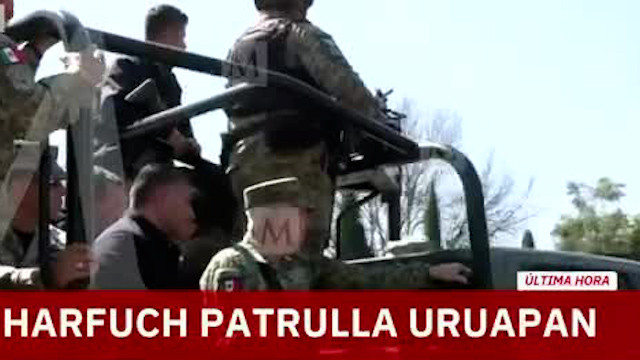 ÚLTIMA HORA: Harfuch patrulla Uruapan en operativo del Plan Michoacán