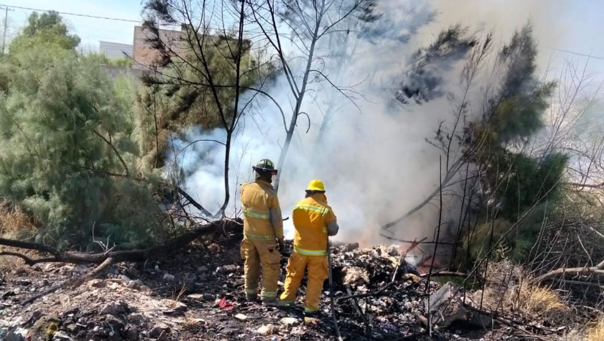 Incendio en terreno baldío. | Especial