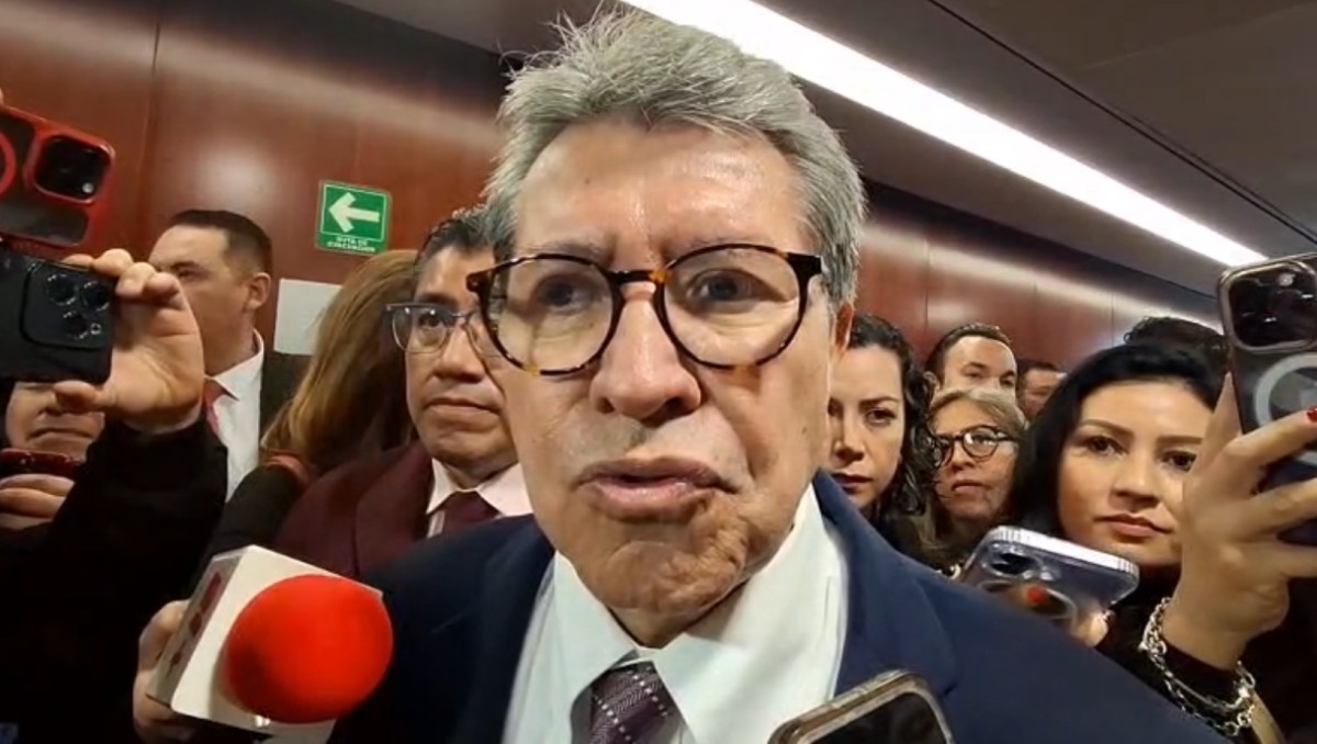 Monreal acudió al Senado debido al plantón de la CNTE en la Cámara de Diputados. | Foto: Especial