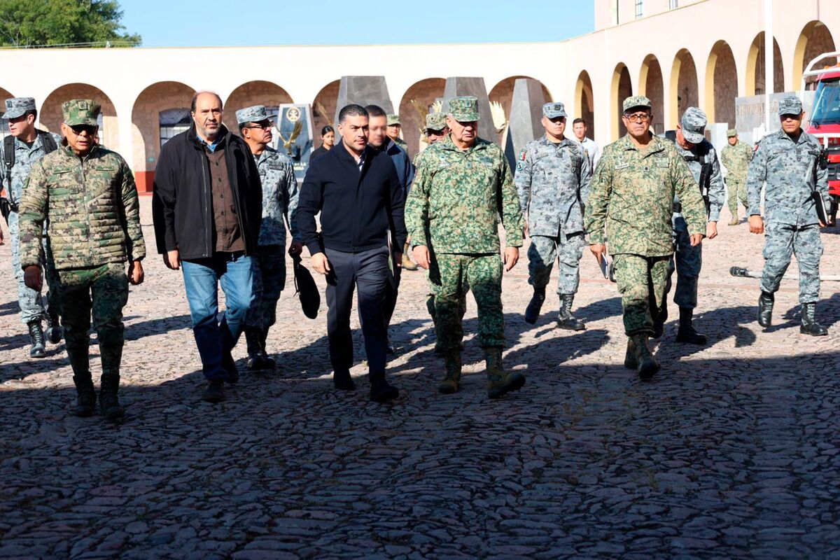 Omar García Harfuch y autoridades federales visitan Michoacán. | Especial