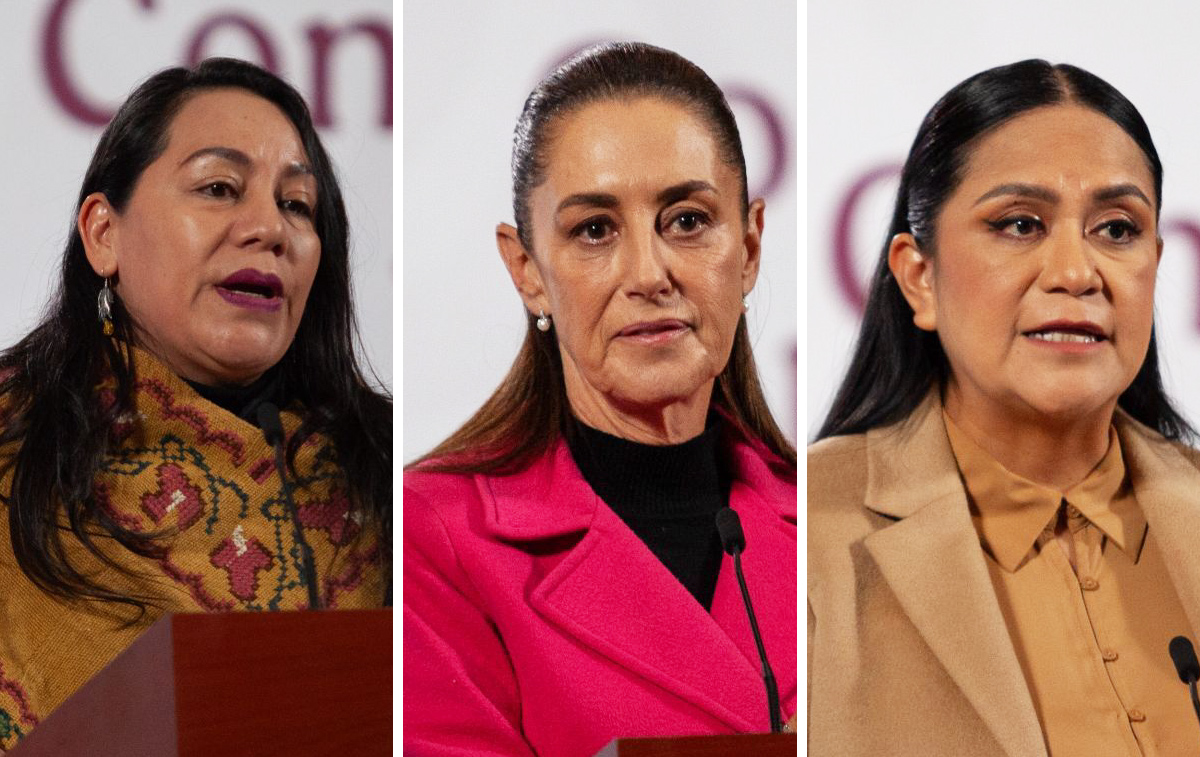 La Presidenta en su conferencia de prensa mañanera en Palacio Nacional el 13 de noviembre. (Cuartoscuro)