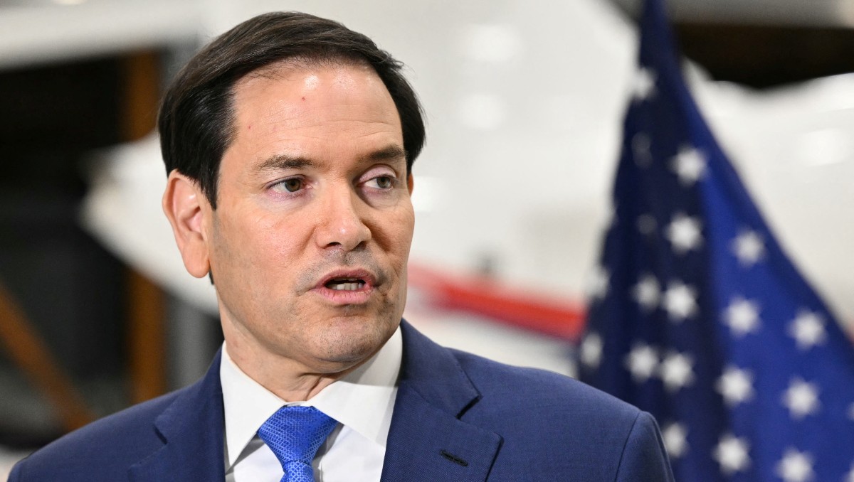 Rubio fue abordado por la prensa en su llegada a Canadá para la cumbre del G7. | AFP