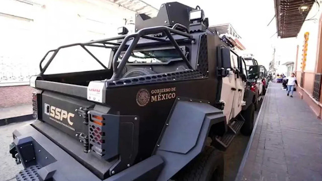 Los Sandcat llegan a Uruapan para reforzar seguridad y enfrentar a los ‘monstruos’