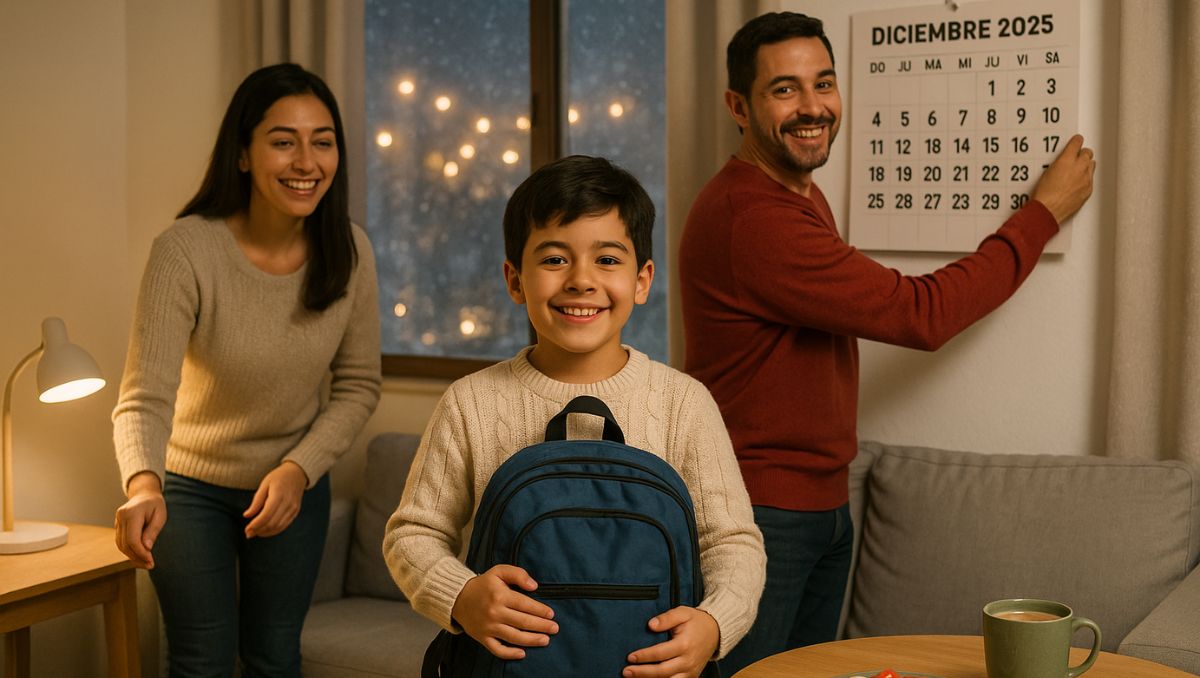 Una familia mexicana celebra el último día de clases antes de las vacaciones de invierno | IA Discover