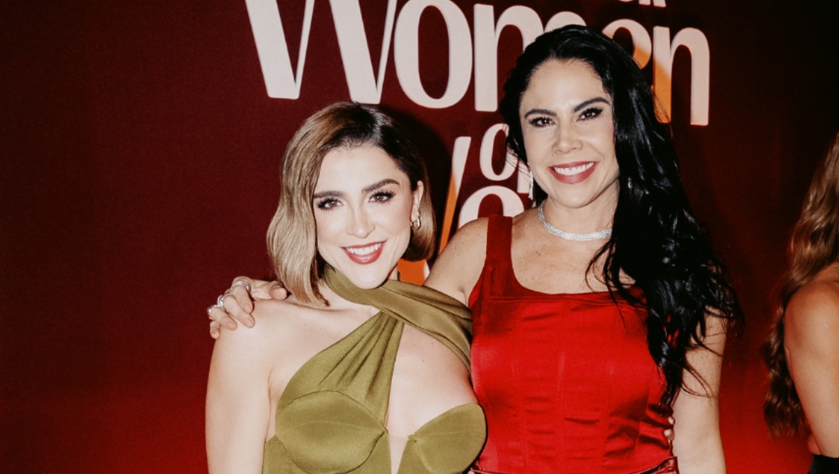 La actriz y la comunicadora durante la celebración | Especial