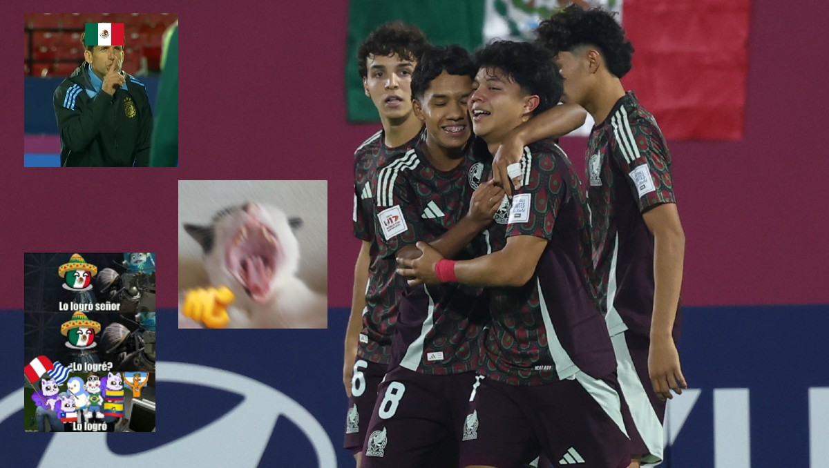 Memes celebran a la selección mexicana Sub 17 y revientan a Argentina tras partido en Mundial Sub 17 (X @miseleccionsubs)