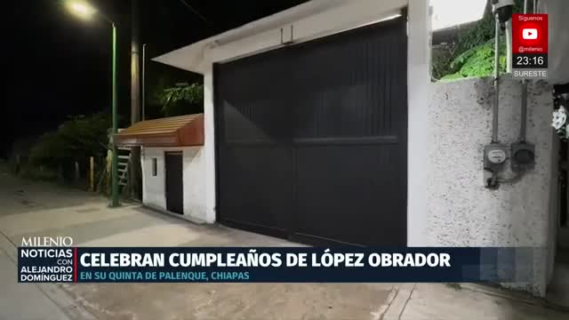 Morena y seguidores felicitan a AMLO en su cumpleaños | Alejandro Domínguez, 13 de noviembre de 2025