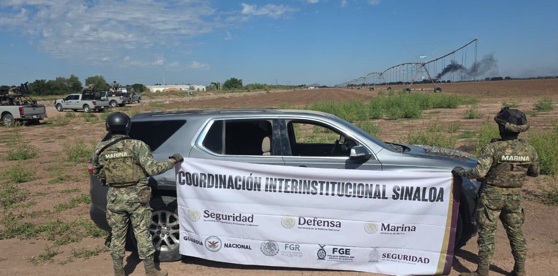 Semar aseguró armas y drogas en operativo de seguridad en Sinaloa. | SSC