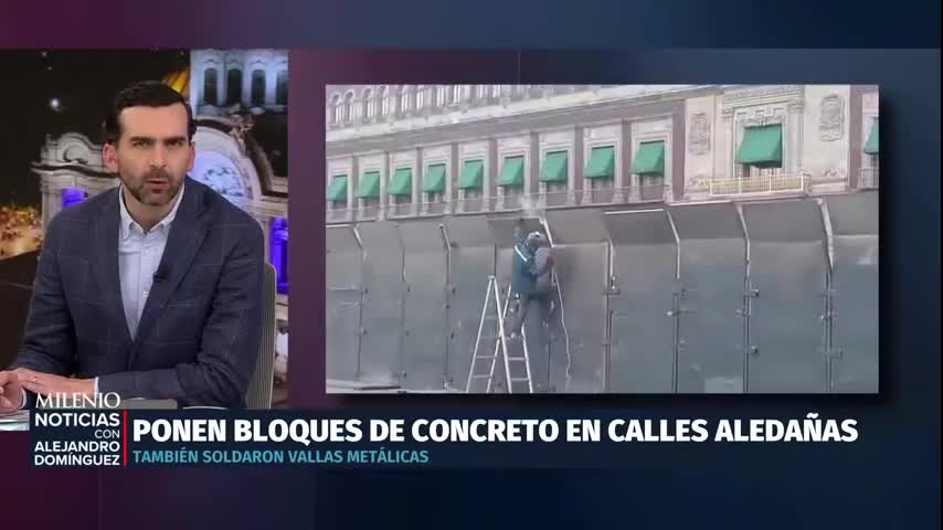 Blindan Palacio Nacional ante marcha 'Generación Z' | Alejandro Domínguez, 14 de noviembre de 2025