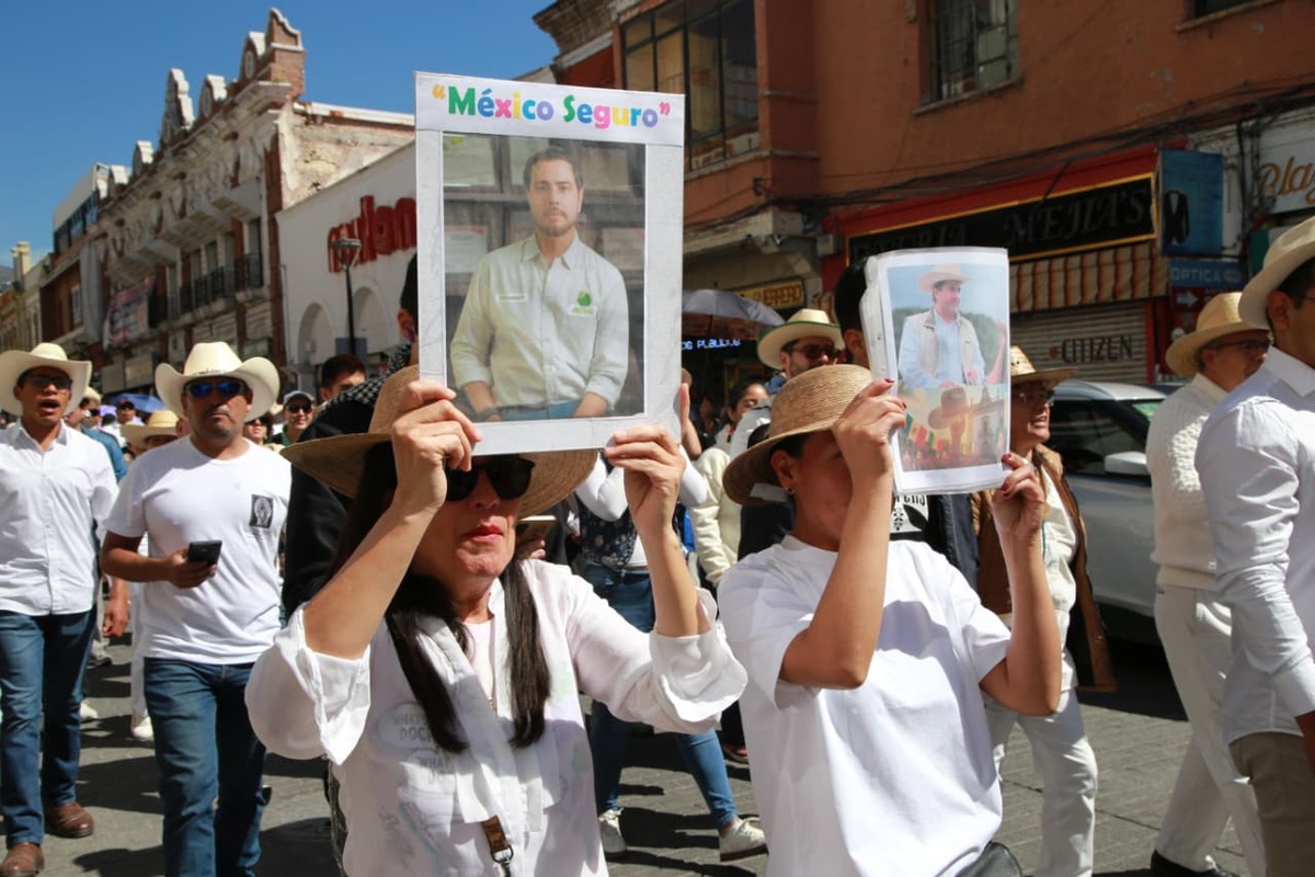 Exigen justicia para Carlos Manzo. (Maribel Calderón)