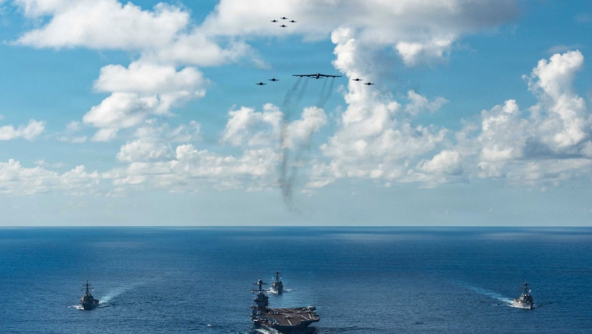 Grupo de Ataque del Portaaviones Gerald R. Ford de la Armada estadunidense | AFP