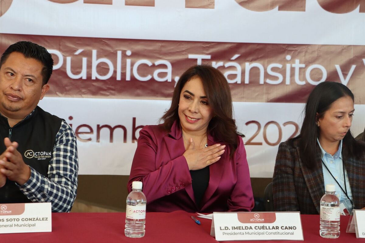 Imelda Cuéllar Cano, presidenta municipal de Actopan. (Cortesía)