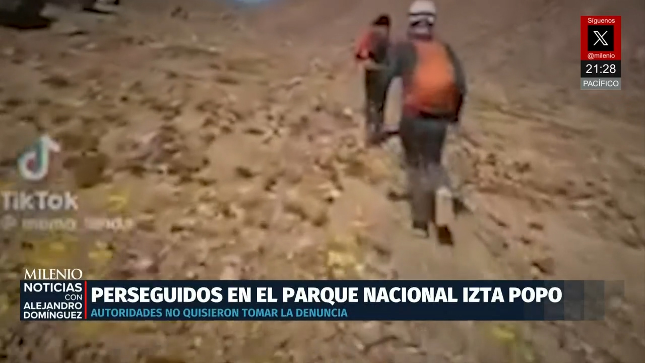 Montañistas del Izta-Popo denuncian persecución armada