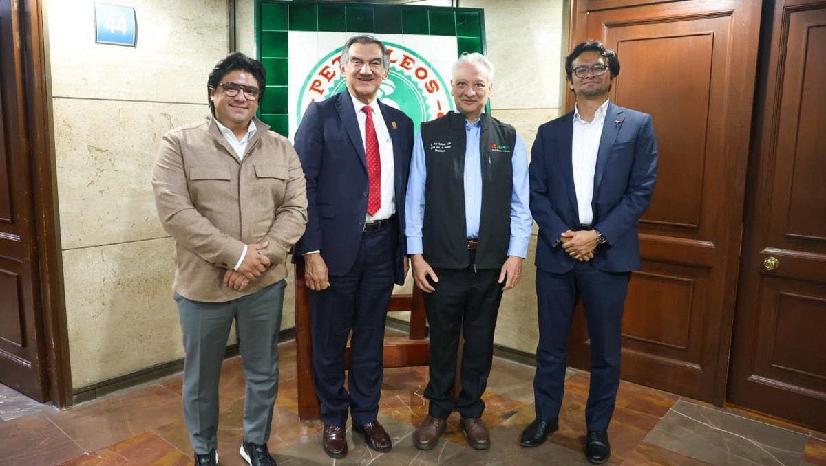 Revisan Américo y pemex proyectos estratégicos para Tamaulipas