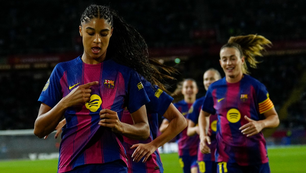 Sydney Schertenleib marcó en la goleada del Barcelona al Real Madrid Femenino (EFE)
