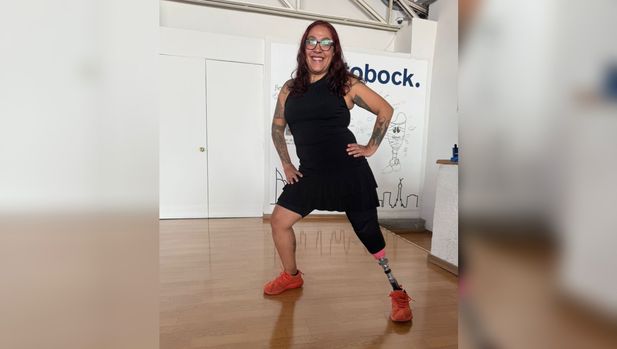 Yaotzaneth Tonalli Díaz de León Díaz fue atropellada y perdió la pierna a los 18. | Blanca Valadez