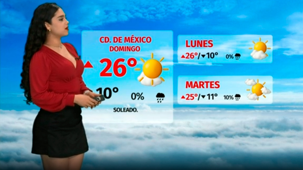 Clima de hoy domingo 16 de noviembre de 2025 | Pronóstico con Natalia Sánchez
