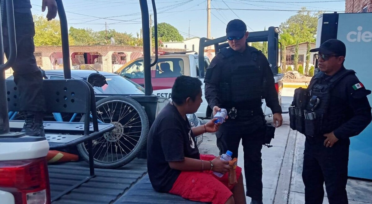 Guardia Estatal localiza a adolescente con discapacidad extraviado en Antiguo Morelos