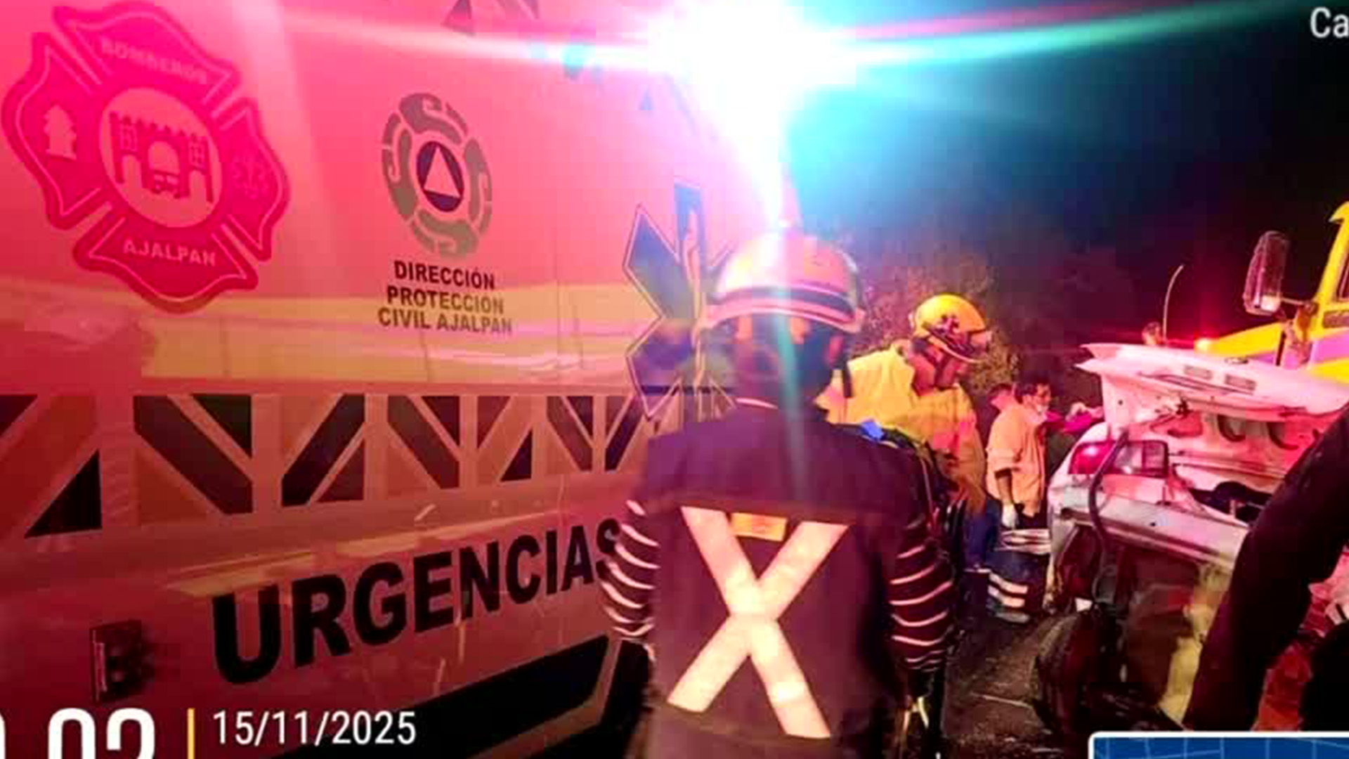 En Puebla, un fuerte choque deja un bebé sin vida y tres heridos de gravedad