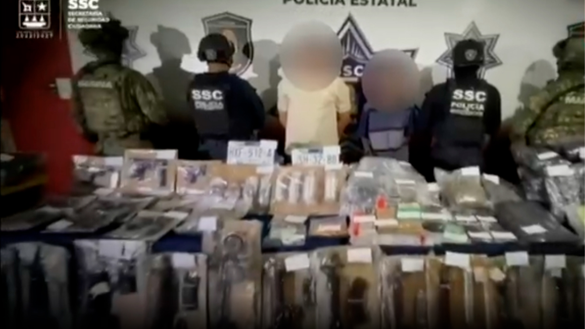 Quintana Roo concreta mayor aseguramiento de armas; detienen a dos del CJNG