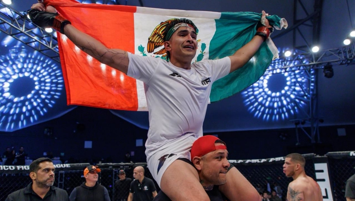 Romario 'Semental' Orozco mantiene el invicto en la velada de MFL 2 (Cortesía)