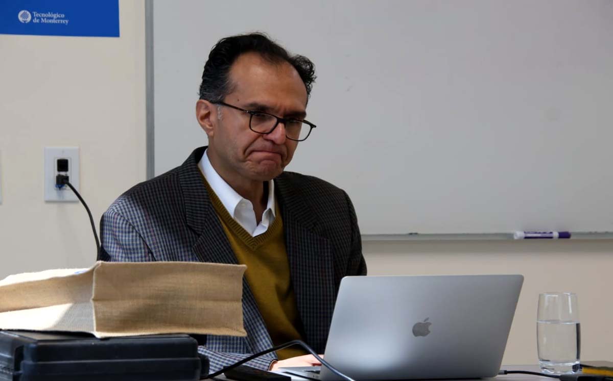 Alejandro Martín del Campo, líder Humanidades Digitales del Tecnológico de Monterrey. | Foto: Verónica Rivera