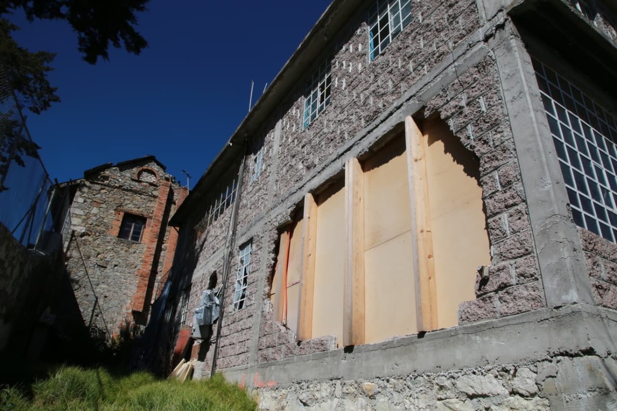 El derrumbe de un muro de la mina La Dificultad dejó inhabitable la casa de la familia Reyes García. (Maribel Calderón)