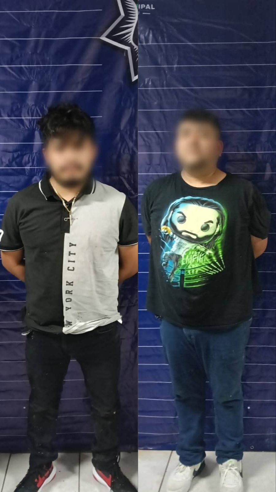 Fueron detenidos durante un operativo coordinado por corporaciones de seguridad de Tapachula, Chiapas.