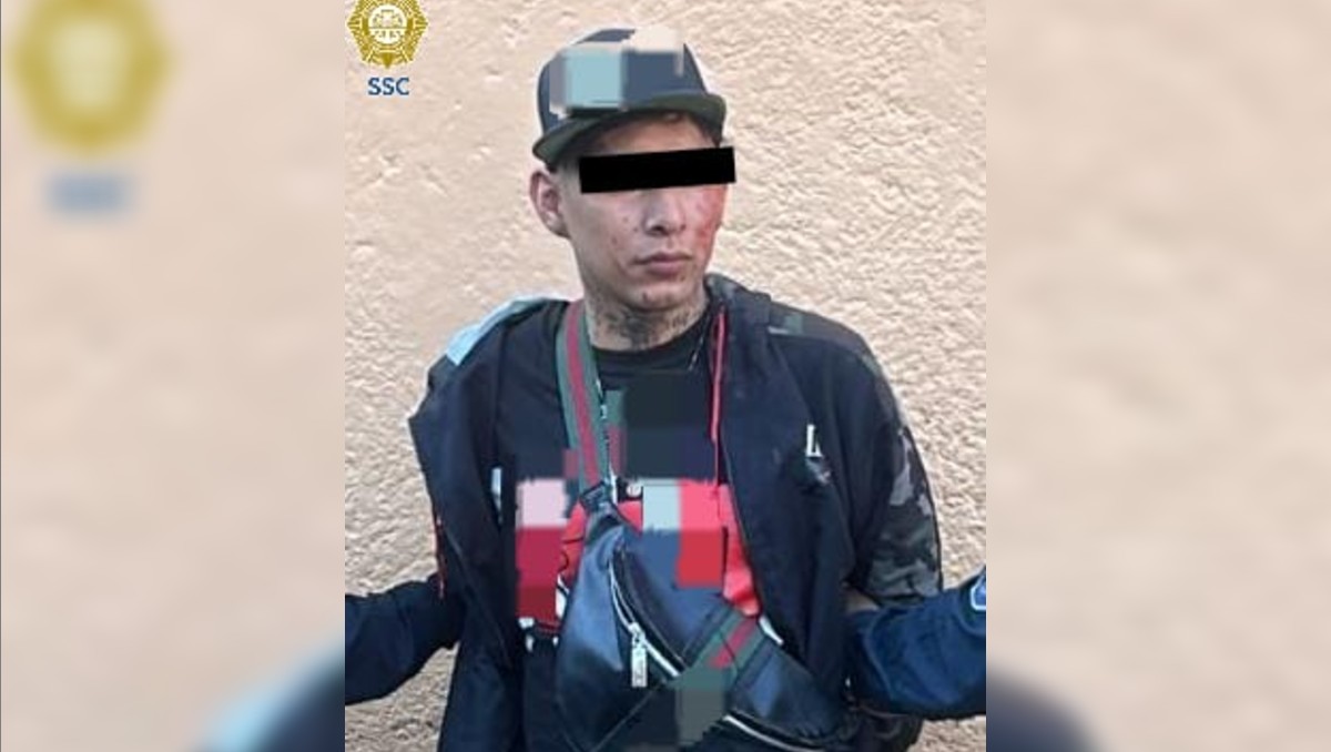El hombre, de 28 años, fue detenido tras agredir a su pareja en la alcaldía Azcapotzalco. | Especial