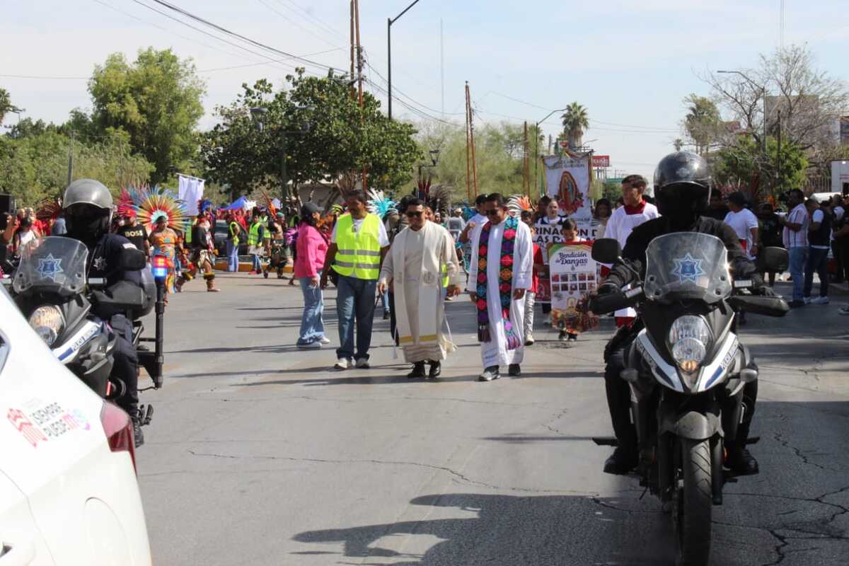 Operativo vial en peregrinaciones de Torreón. | Roberto Amaya