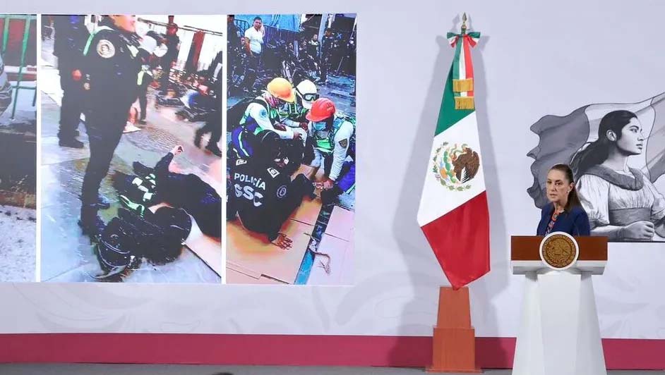 Sheinbaum muestra imágenes y videos con episodios de violencia en marcha de la Gen Z