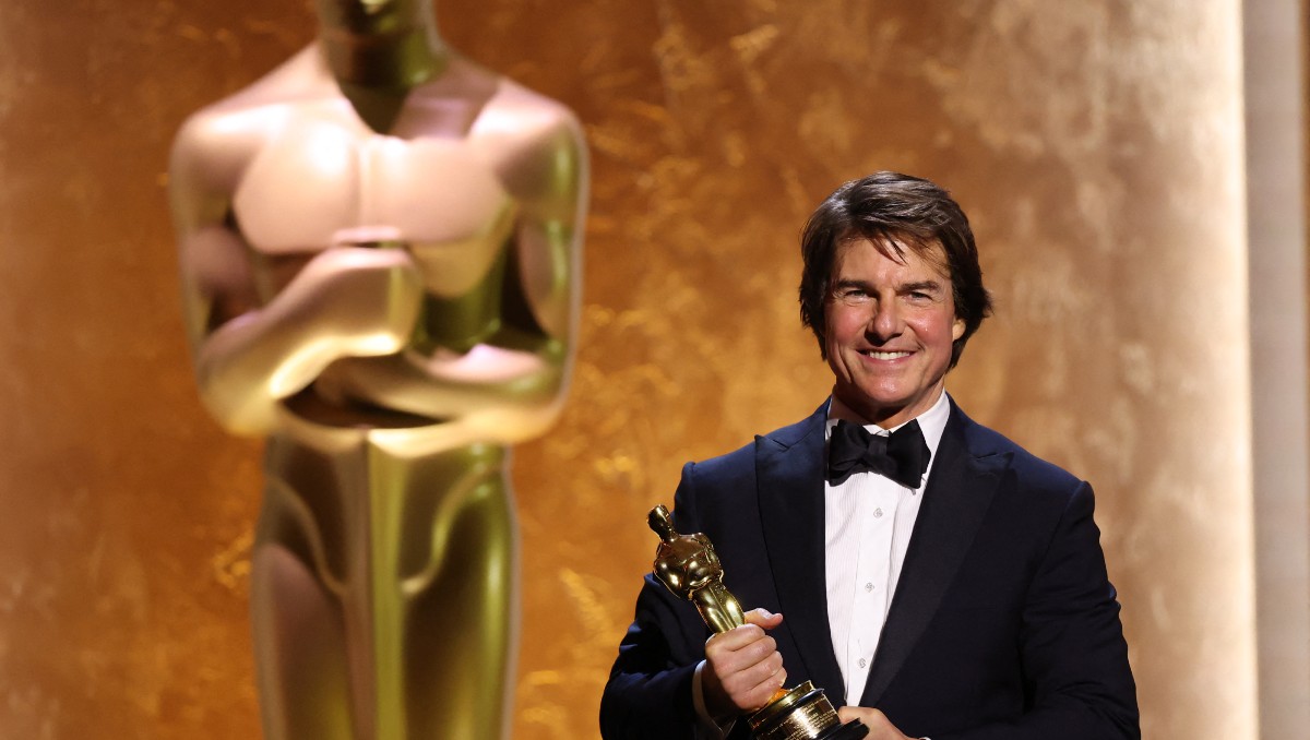 Tom Cruise recibe su primer Oscar | AFP