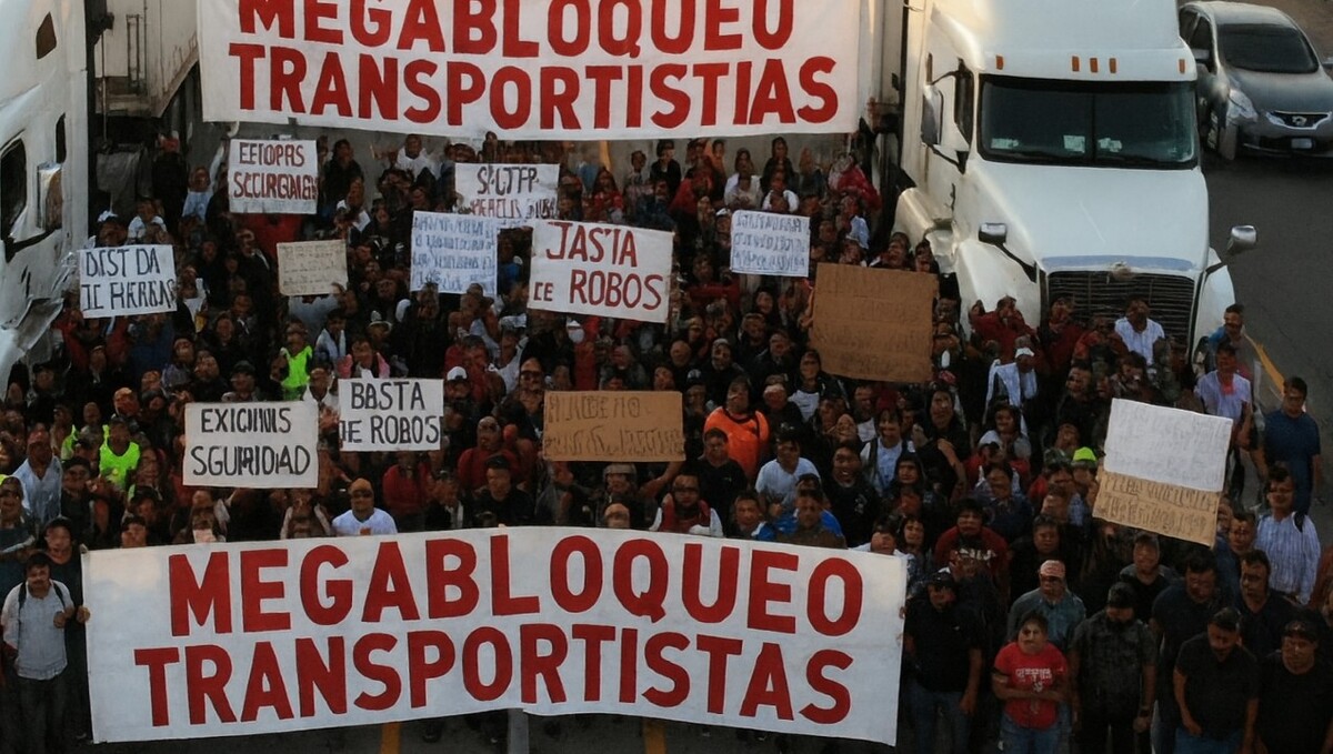 Anuncian megabloqueo de transportistas | IA DISCOVER