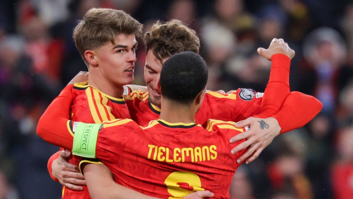 Bélgica golea a Liechtenstein para sellar su clasificación al Mundial 2026 (EFE)