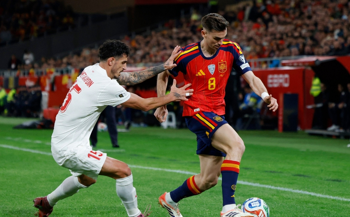 España vs Turquía EN VIVO | Partido HOY de la jornada 10 de las Eliminatorias UEFA 2025 (Reuters)
