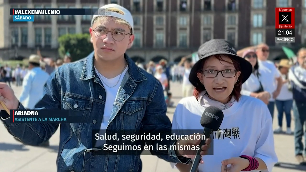 Generación Z lidera tensa marcha por justicia y paz