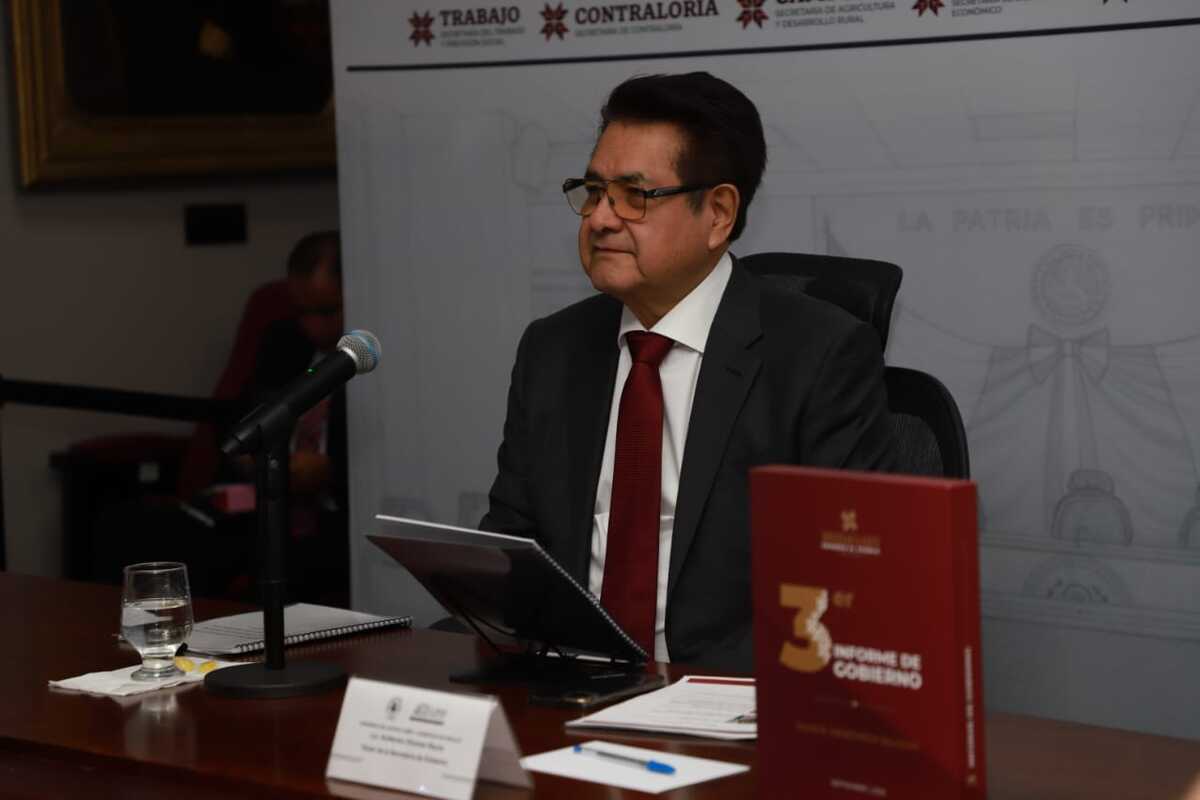 Guillermo Olivares Reina, secretario de Gobierno de Hidalgo. (Jorge Sanchez)