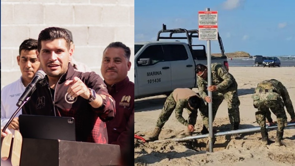 Letreros ilegales en playa Bagdad: Beto Granados fija postura