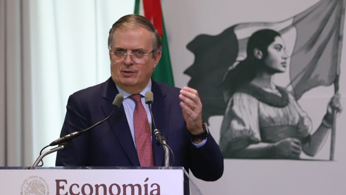 Marcelo Ebrard, titular de Economía. Foto: Javier Ríos
