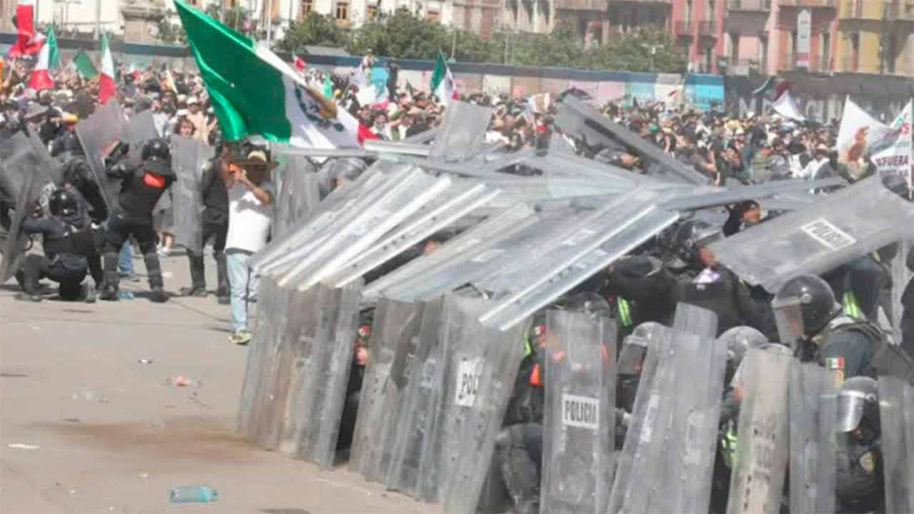Milenio desmiente uso de IA en fotografías en manifestación de la Generación Z
