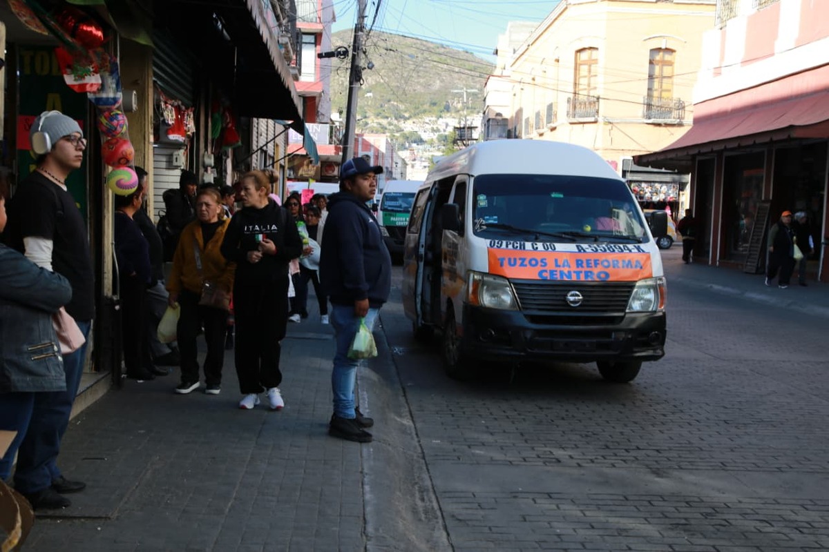 Operativo Transporte Seguro en Pachuca. (Maribel Calderón)