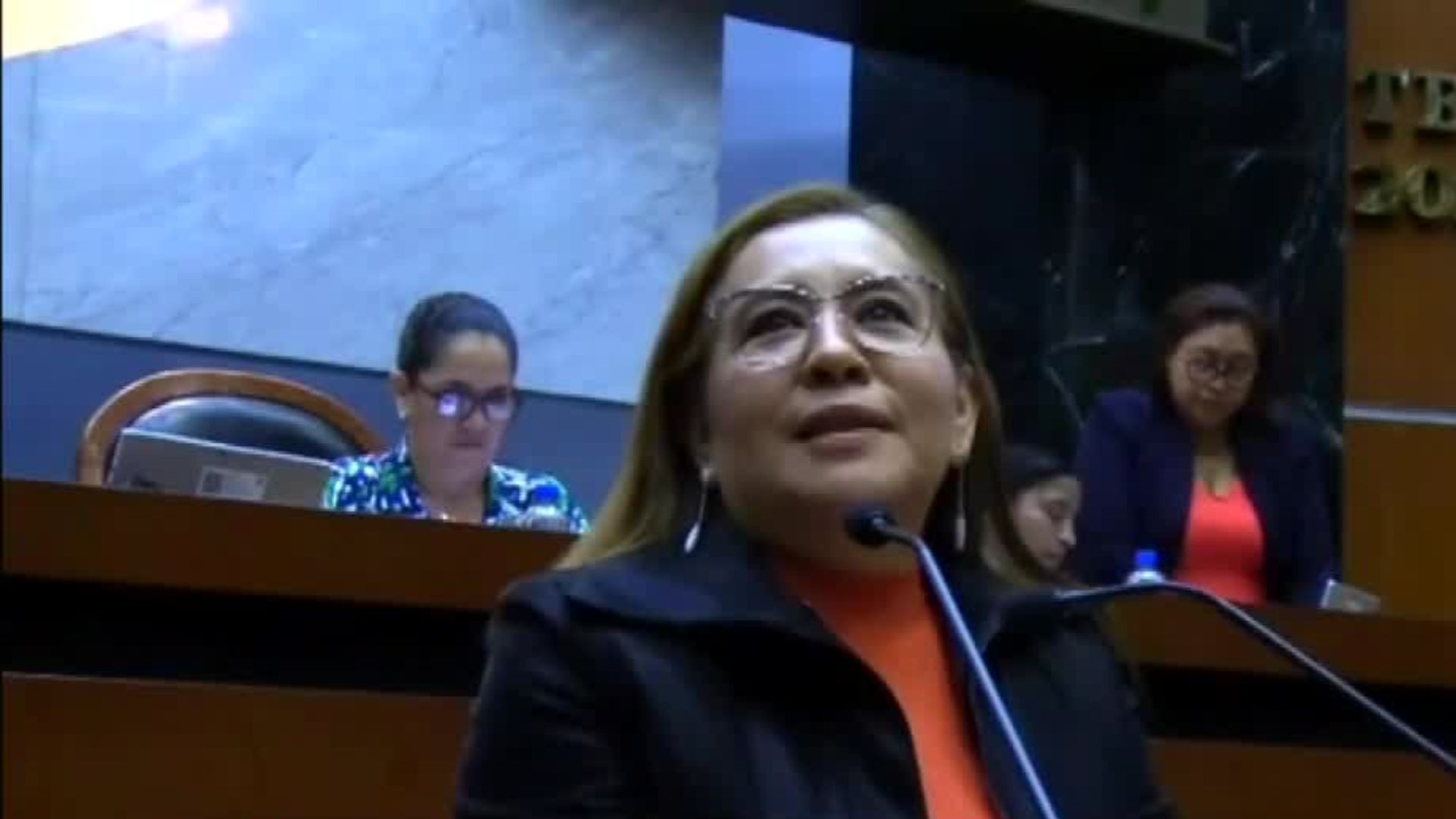 Periodistas se manifiestan en el Congreso de Guerrero por comentarios de Leticia Mozo Hernández